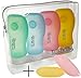 Leak Proof Travel Bottles for Men & Women (4) + 2 FREE Toothbrush Cases + Durable Bag | TSA ApprovedTravel Bottles - TSA Approved 3 oz Travel Containers, Leakproof Travel Tubes + TSA Approved Toiletry