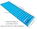 WACOOL Ultralight Inflatable Sleeping Pad Mat Air Mattress - Ultra-Compact for Backpacking, Camping, Travel, Air-Support Cells Design (Large)