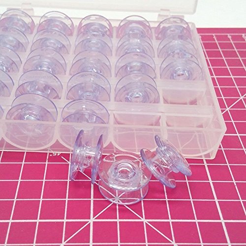 HONEYSEW 25 Bobbins In Box For FOR PFAFF EXPRESSION AND CREATIVE ,PERFORMANCE SEWING MACHINES