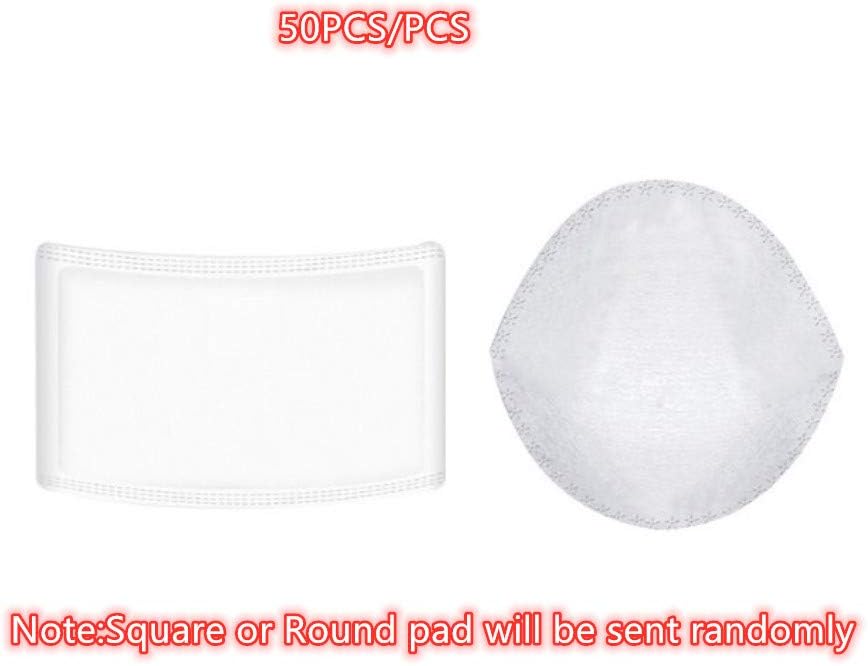 50 PCS Disposable Face Mask Pad Safety Breathing Filters Respirator Breathing Face Masks Gasket Sets for N95 Masks
