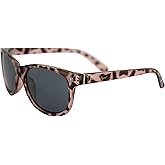 Islander Eyes Barbados Polarized Sunglasses for Women Pink Tortoise Frame w/Smoke Lens
