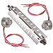 Podoy Defrost Heater Refrigerator Wr51x10055 with WR50X10068 Thermostat Replacement Parts Kit for General Electric Hotpoint
