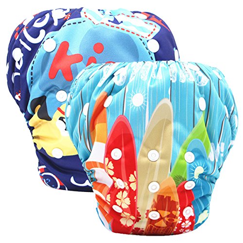 Martofbaby Baby Swim Diaper Cloth Cover For Newborn Toddler Washable Pool Pants 0-3 Years