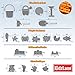 Kidzlane Beach Toys, Sand Toys Set for Kids, Beach Sand Toys in a Mesh Bag, 20 Piece