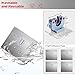 FlePow Broom Holder Wall Mount - Mop Broom Holder Gripper Self Adhesive Removable Waterproof No Drilling Garage Storage & Organization Hanger Hook for Kitchen and Bathroom, Garden, Closet (2 Pack）