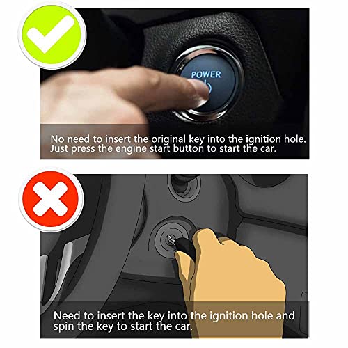 Fitcamx Key Fob Keyless Entry, Upgrade Smart Remote Start, LCD Display