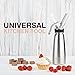 Stainless Steel Whipped Cream Dispenser by SWEETNIK – Professional 500ml Cream Whipper , Large Siphon with 3 Various Nozzles, Cleaning Brush, e-Recipes