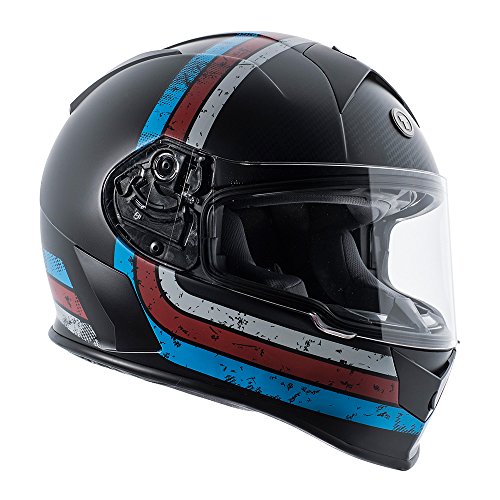 Torc T14B Blinc Loaded Streamline Mako Full Face Helmet (Blue/Red