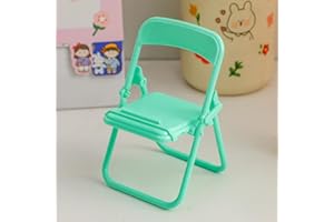 Mini Portable Cell Phone Stand Foldable Chair Shape Universal Mobile Multi Angle Cradle for Desk Phone Holder Telephone Stand