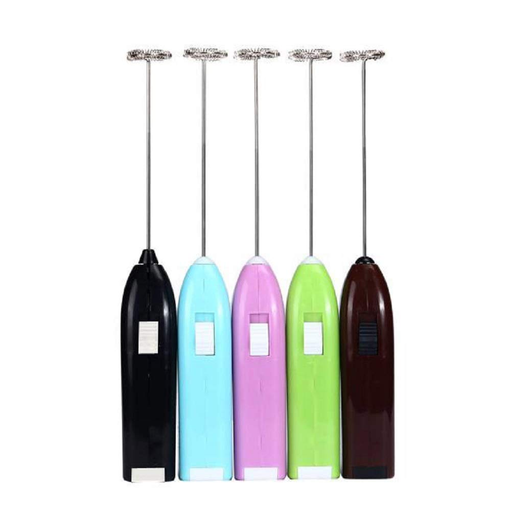 Electric Milk Frother Handheld Egg Beater Stainless Steel Whisk Kitchen Tools Mini Drink Mixer Stirrer Blender