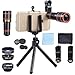 Telephoto Lens Kit | Zoom Lens, Macro Lens, Fisheye Lens | 4 in 1 Bundle by Akinger