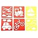 Inxens Drawing Stencils for Kids Ages 4-8 Kits Drawing Templates Shapes