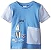 Zutano Baby Boys Sail Boat Screen Big Pocket Tee
