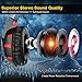 Xbox one Headset for PS4, Willnorn K2 Gaming Headset with Mic Noise Cancelling Over Ear Headphones for PC, Controller, Laptop, LED Light, Stereo Sound with Bass (Red)thumb 2