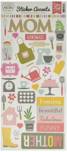Echo Park Paper SW7101 N/A Beautiful Mom Stickers 6"X13"-,,