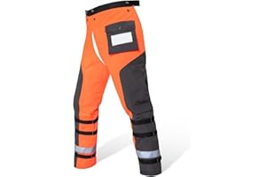Minhe Protective Chainsaw Pants with 9 Layers and Adjustable Waist Belt Offering Comfort and Safety for Logging Activities