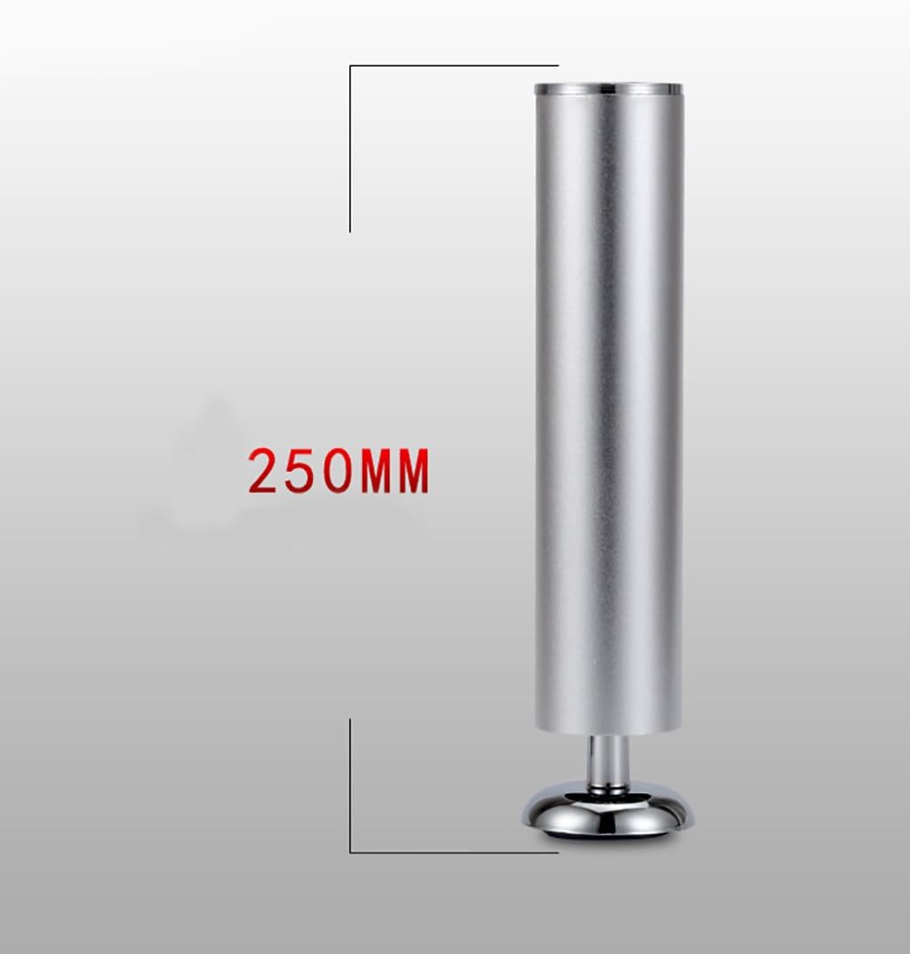 metal table legs Aluminum furniture cabinet cabinet/cabinet legs adjustable TV cabinet foot cabinet support feet furniture feet (Color : 1 pcs, Size : 250mm)