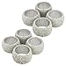 Handmade Indian Silver Beaded Napkin Rings - Set of 8 Rings