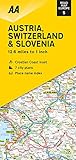 Road Map Austria, Switzerland & Slovenia (Road Map Europe) by