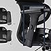 Smugdesk Mesh Adjustable Headrest, Lumbar Support, 3D Armrest Office Chair Dark Black