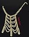 yueton 1pc Tassel Pink Copper Plated Women Hand Harness Bracelet Bangle Chain Link Finger Ring Bracelet