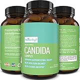 Candida Detox Cleanse Complex with Probiotics Digestive Enzymes Oregano Leaf Extract for Weight Loss Digestive Health Energy Antibacterial Antimicrobial Supplement for Women & Men (60 CAP's)