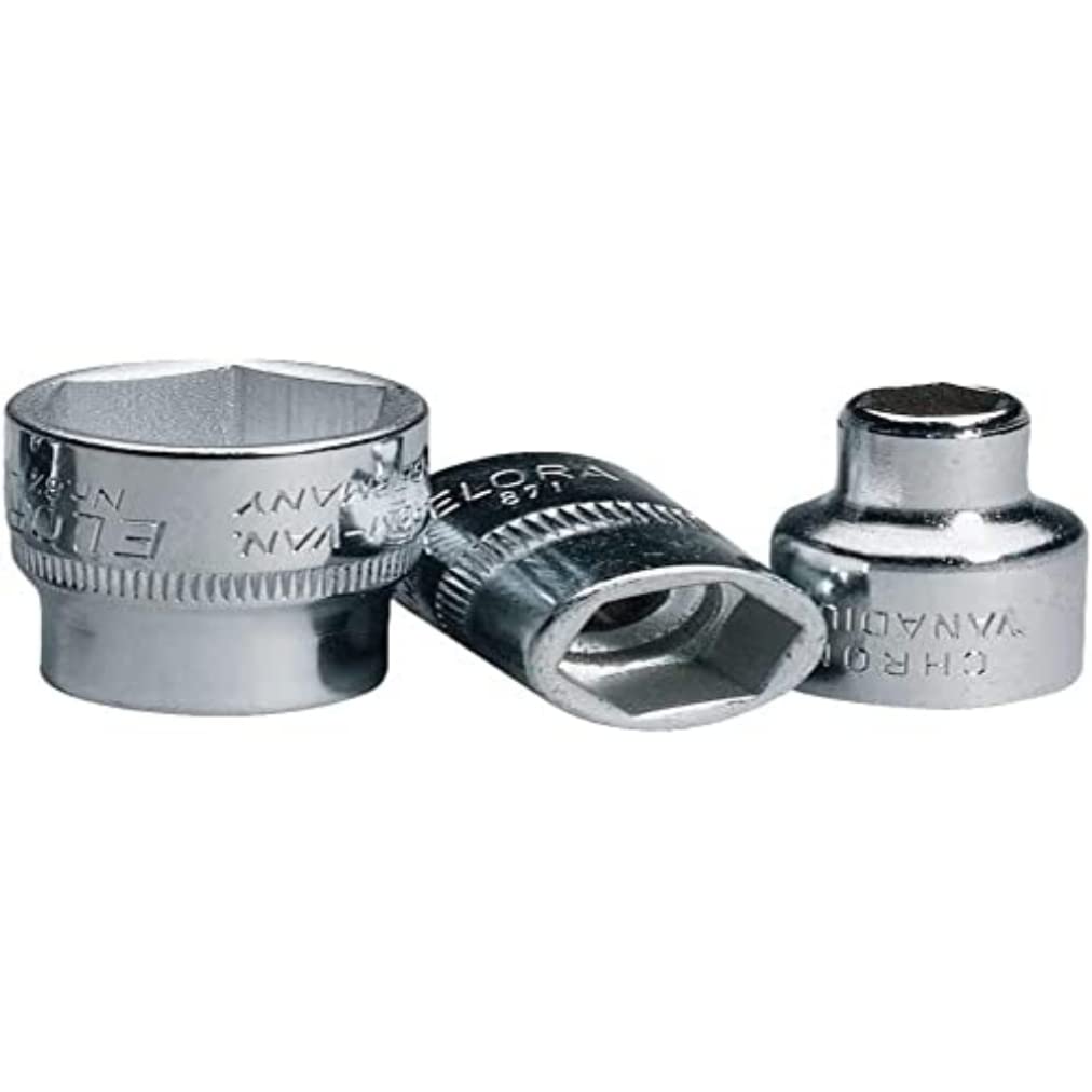 Draper 15229 Elora Hexagon Socket, 14mm Ø, 3/8" Square Drive