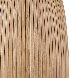 Mushroom-Shape Wooden Round Dining Table Modern