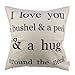 HOSL P29 Cotton Linen Cushion Cover Throw Pillow Case 