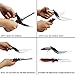 Clever Cutter 6 in 1 Kitchen Knife Stainless Steel Food Scissors with Cutting Board Built-in Slicer for Vegetables Fruits Chopper by Okazaki.