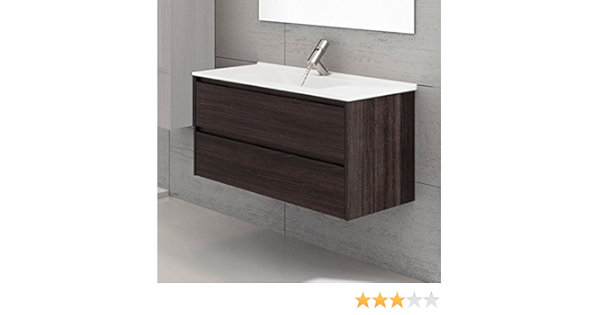 DUCHA.ES Mueble DE BAÑO SUSPENDIDO con Lavabo Espejo TOALLERO ...