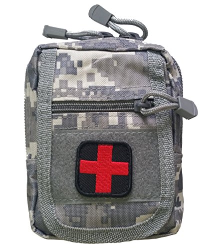 M1SURPLUS-IFAK-Individual-First-Aid-Trauma-Kit-wACU-Digital-CAMO-Color-MOLLE-Compatible-Utility-Pouch-Hunters-Range-Safety-Equipment