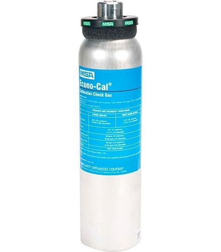 Amazon.com: MSA 10048280 Calibration Cylinder, Aluminum Gas Bottle