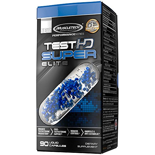 MuscleTech Test HD Super Elite Capsules, 90 Count