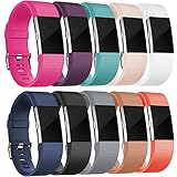 For Fitbit Charge 2 Bands, Maledan Replacement Accessory Wristbands for Fitbit Charge 2 HR, Large Small