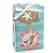 Let's Be Mermaids - Baby Shower or Birthday Party Favor Boxes - Set of 12