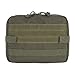 WYNEX Tactical Admin Molle Pouch, Medical EDC EMT Utility Bag Shell Design Attachment Pouches 1000D Nylon Hiking Belt Bags