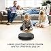 VAVA Robot Vacuum Cleaner Motion Autopilot 2nd Gen Gyroscope Navi, 1300Pa Strong Suction, Sweeping Robot for Hard Floors to Medium and Low Pile Carpets (Black)