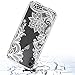 iPhone XR Case, XR Case, iPhone 10(Ten)R Case Huness TPU Grip Bumper and Clear Flower Transparent Hard PC Backplate Hybrid Slim Phone Case Cover for Apple iPhone XR 2018 Phone (6.1
