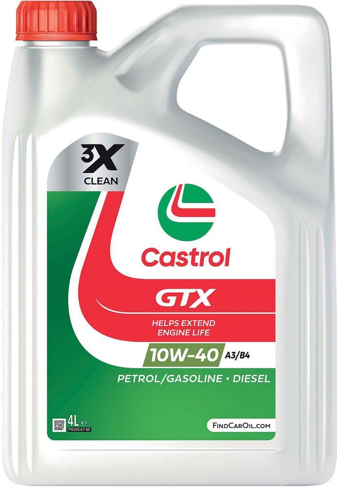 Castrol GTX Ultraclean 10W-40 A3/B4 Engine Oil 4L