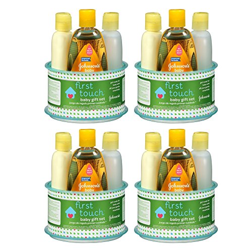 johnson's first touch baby gift set