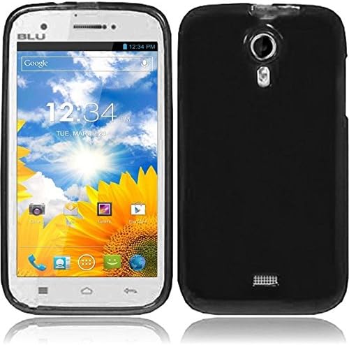 HRW Compatible With BLU Studio 5.0 Frosted TPU Cover Case - Black