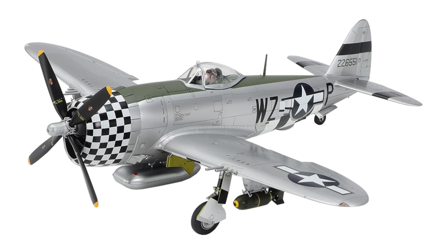 TAMIYA 300061090-1:48 WWII US Republic P-47D Thunderbolt Razorback
