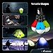 Camping Tent Lantern Bulb Lights - 4 Pack Multi Color - Portable Camp LED Lamp for Fishing Hiking Emergency - Battery Powered Includes 12 AAA