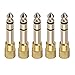 eBoot 3.5 mm Socket to 6.35 mm Jack Plug Audio Stereo Adaptor 6.35 mm 1/4 inch Headphone Adapter, 5 Pack