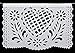 Paper Full of Wishes Medium White Tissue Papel Picado Banner - 12 Panels Over 16 Feet Long - Ideal for Baptisms, Weddings, Mexican Celebrations, Etc.