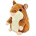 LEDeng Talking Hamster Repeats What You Say Electronic Pet Talking Plush Buddy Mouse for Kids, 3 x 5.7 inches (Brown)