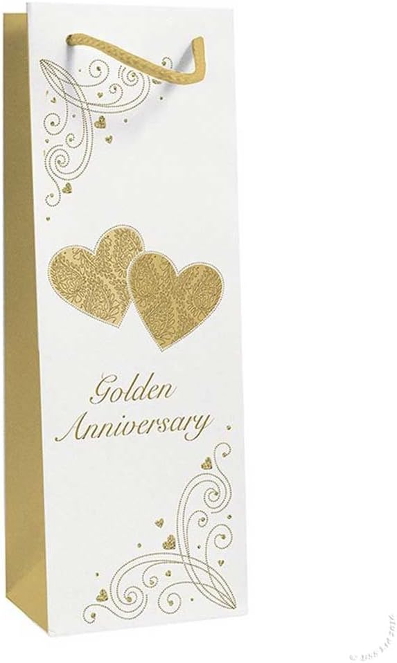 50th Wedding Anniversary Bottle Gift Bag