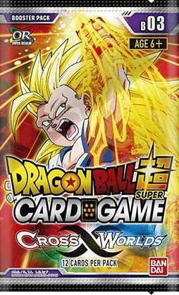 Dragon Ball Super Series 3 Cross Worlds TCG Booster Pack x1