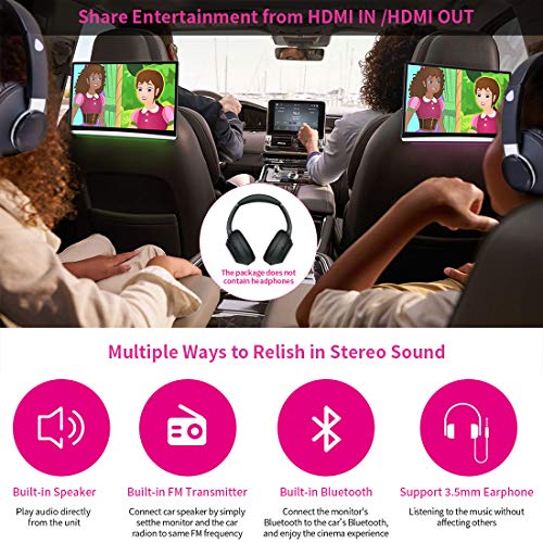 13.3 Inch 4K Android Car Headrest Video Player with 2.4G/5G Dual Brand